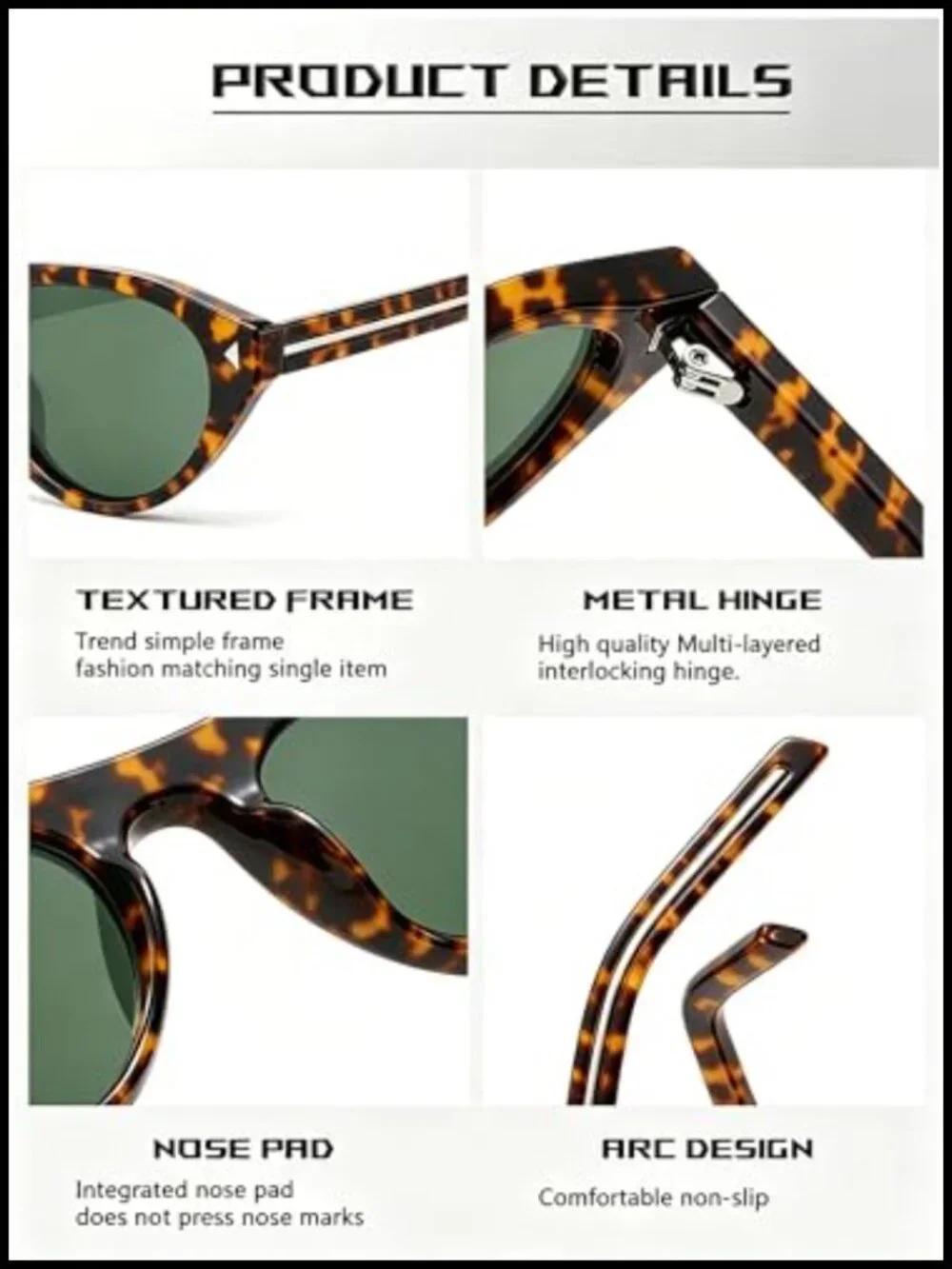 Retro Oval Sunglasses UV400 Protection Cat Eye Narrow Vintage Disco Shades